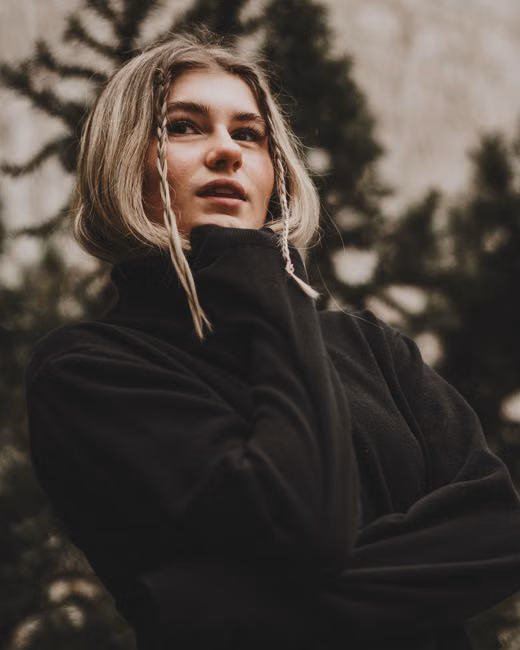 Blusa de Frio Gola Alta Preta